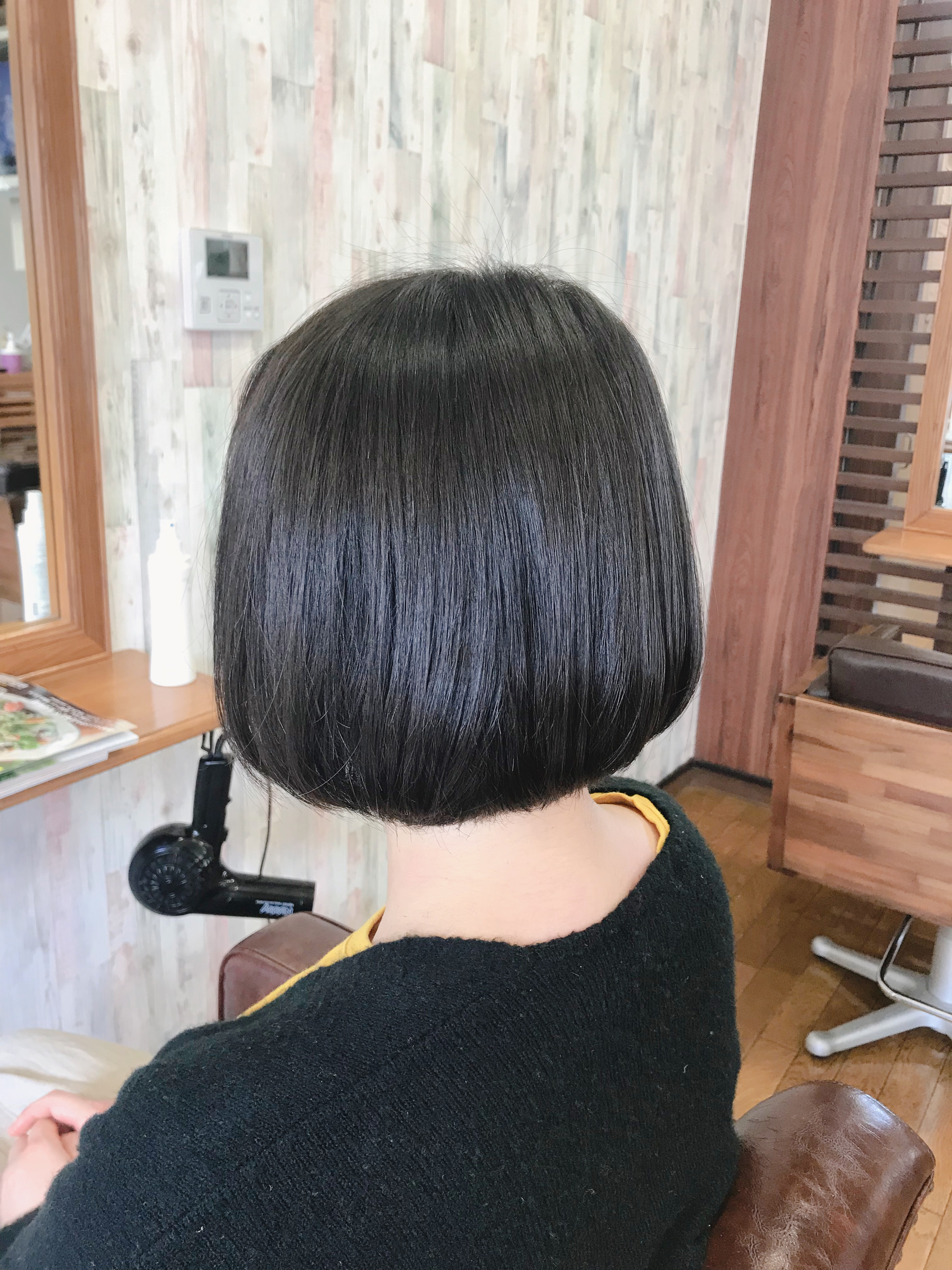 ボブワンカールパーマ